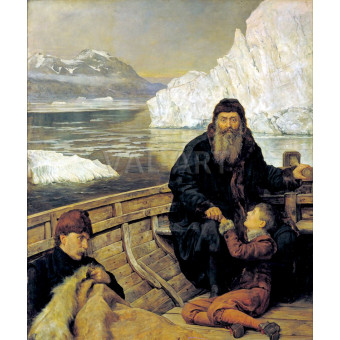 РЕПРОДУКЦИИ НА КАРТИНИ Последното пътуване на Хенри Хъдсън (1881)